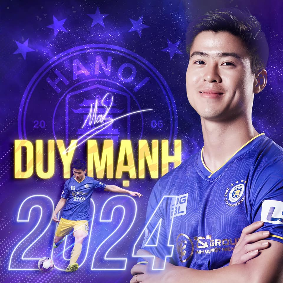 Duy Mạnh ký hợp đồng với mức lương mới cùng CLB Hà Nội