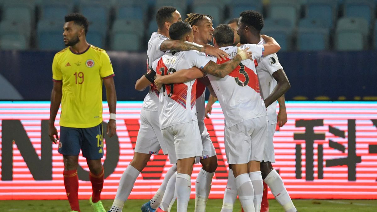 Đội tuyển Colombia hạ gục được đội tuyển Peru trong phút bù giờ